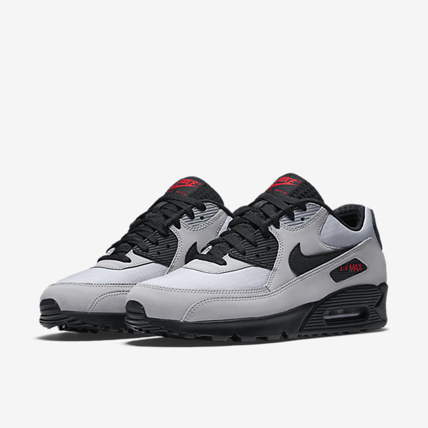 nike air max 90 wolf grey red